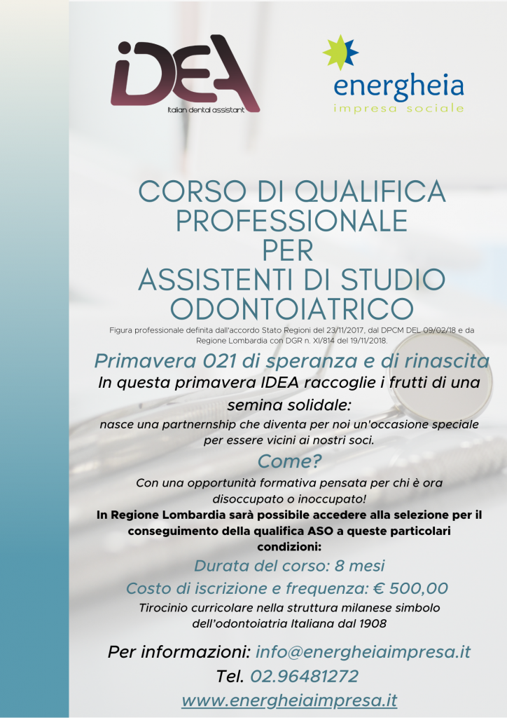 Corso Di Qualifica Professionale Per Assistenti Di Studio Odontoiatrico